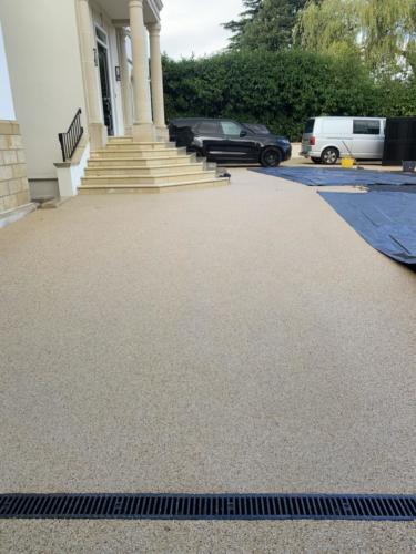 Ronadeck Resin Bound Driveway Cheshire Colour; Butterscotch